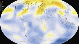 NASA's global warming, 1950-2013